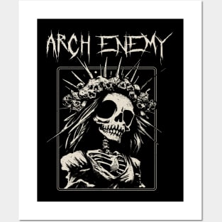 arch bride skeleton Posters and Art